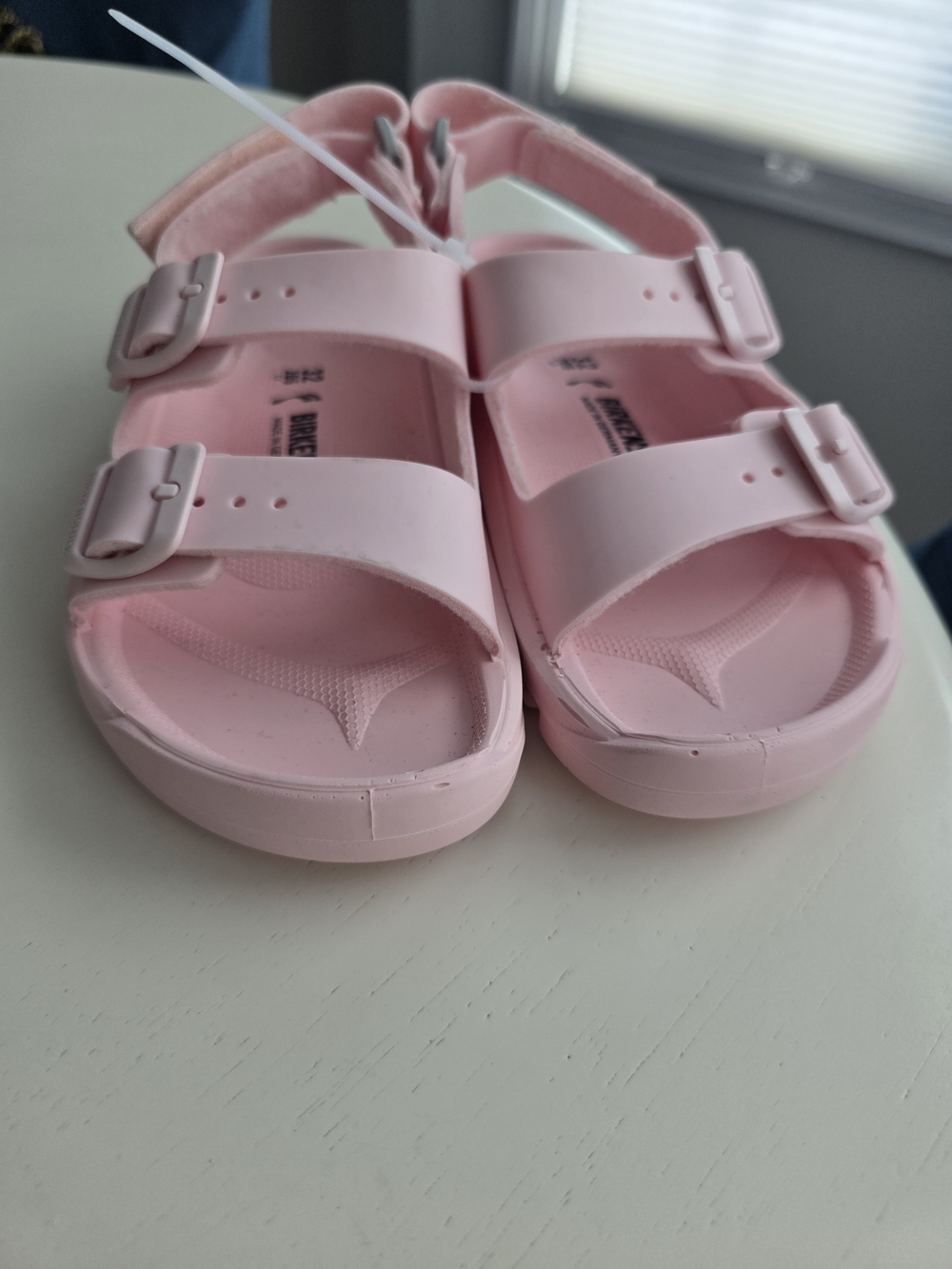 Birkenstock Mogami Kids Birko-Flor Sandals Icy Gentle Rose Size EU32 US 1-1 1/2